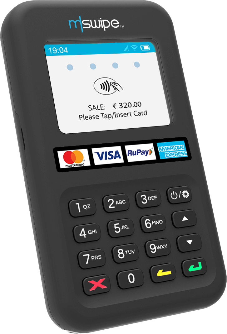 MSwipe card swipe machine price - WisePad Go - mPOS device